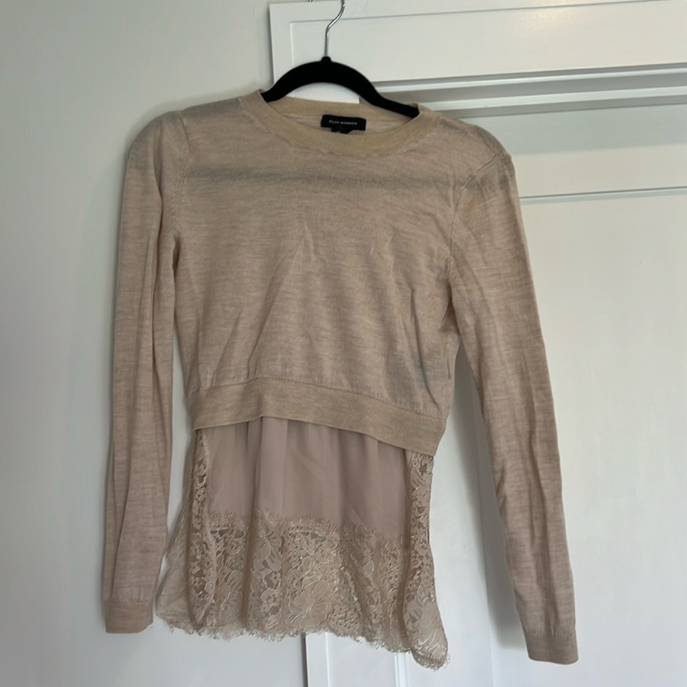 Club Monaco Blush Sweater Shirt